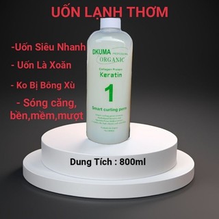 Uốn Lạnh DKUMA ORGANIC 800ml Collagen Protein Keratin