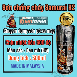 Sơn samurai chống cháy h2 đen