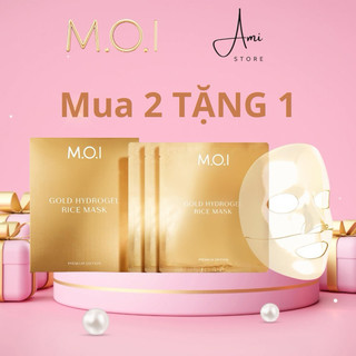 [MUA 2 TẶNG 1] Mặt Nạ Gạo Hydrogel Vàng Premium phiên bản cao cấp MOI COSMETICS Hồ Ngọc Hà
