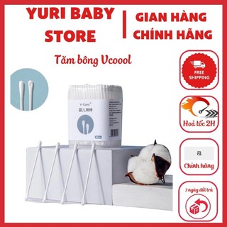 Tăm bông Vcoool cho bé sơ sinh đa năng sạch sẽ, tiện lợi cho mẹ và bé