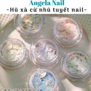 Xà cừ nhũ xà cừ tuyết nhũ thuỷ tinh trang trí móng tay móng chân