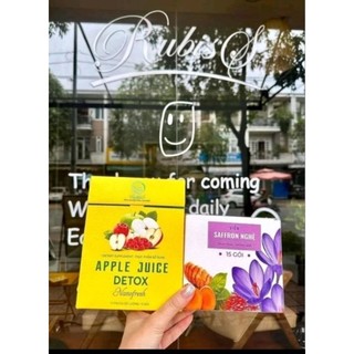 Rubiss apple juice detox Táo giảm cân hộp 15gói chính hãng