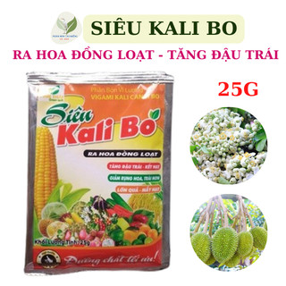 Siêu kali bo - ra hoa đồng loạt- tăng đậu trái- gói 25g