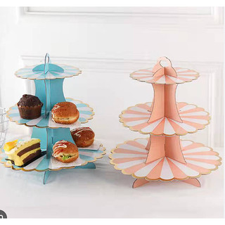 Kệ bánh sinh nhật cupcake 3 tầng