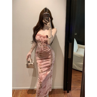 (CHỈ SẴN L) ĐẦM BODY NỮ DÁNG DÀI ULZZANG
