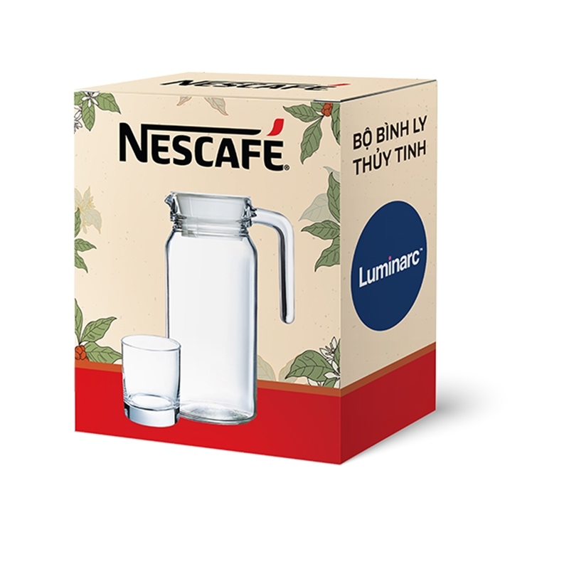 [HÀNG TẶNG] Bộ Bình Ly Thủy Tinh Nestle