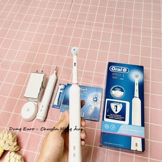 [Chuẩn Đức] Bàn Chải Điện Oral-B Pro 1/Pro 3, 3 Chế Độ, Hẹn Giờ 2 Phút, Pin Bền, Sạch Mảng Bám
