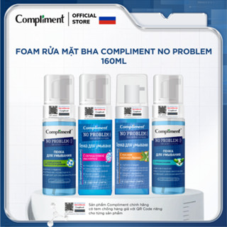 Foam rửa mặt BHA Compliment No Problem làm sạch sâu, giảm viêm & mụn 160ml