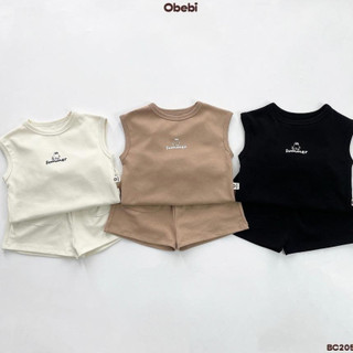 1b - set bộ ba lỗ summer mặc hè cho bé trai bé gái, bộ ba lỗ mặc mát cho bé