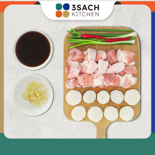 [RTC] Bắp Giò Heo Kho Củ Cải (Khay 550g)