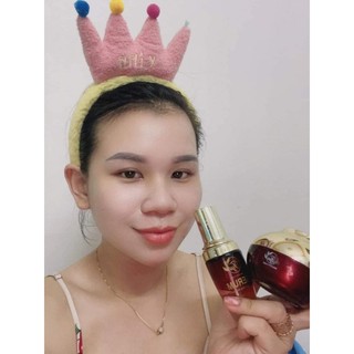 Combo serum và kem face đỏ dưỡng trắng, mờ thâm nám tàn nhang, chống lão hóa giúp da trắng sáng mềm mịn