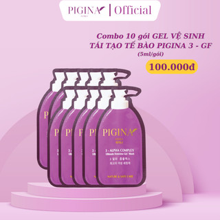 10 gói Dung dịch vệ sinh PIGINA dung dịch vệ sinh dạng gel không bọt, thành phần tự nhiên 5ml