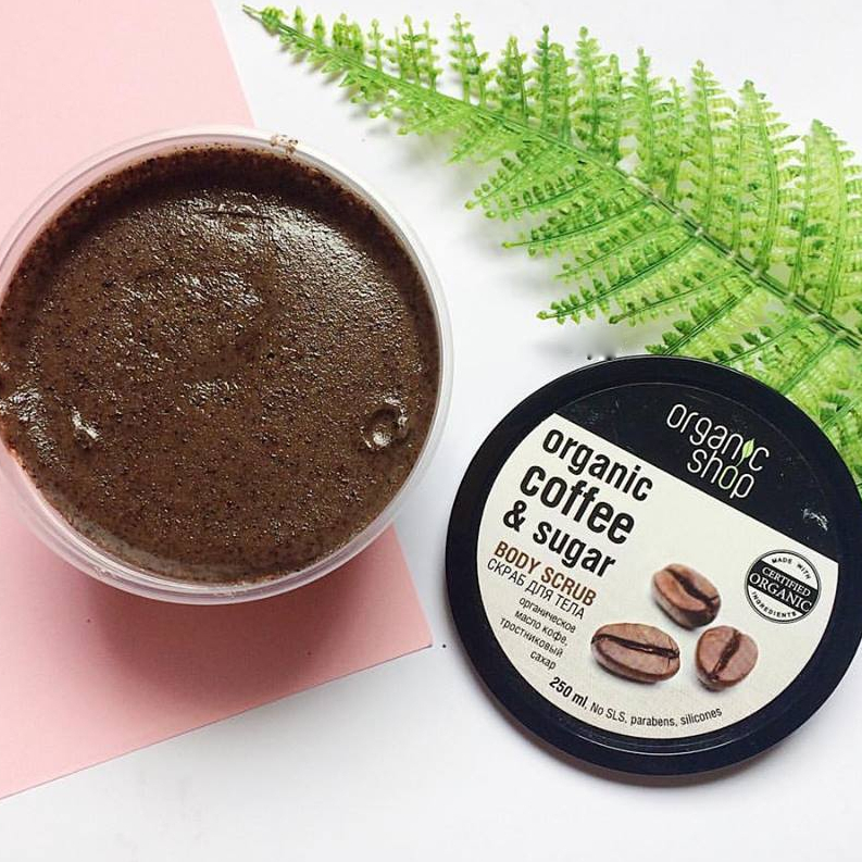 Tẩy da chết cà phê Organic Shop Cofee Sugar Body Scrub 250ml