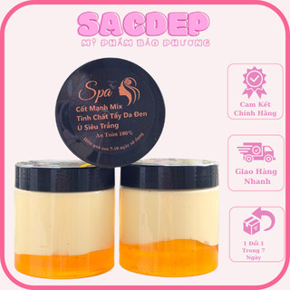 Kem body cốt ủ siêu trắng 250g kem body mix collagen 2 tầng