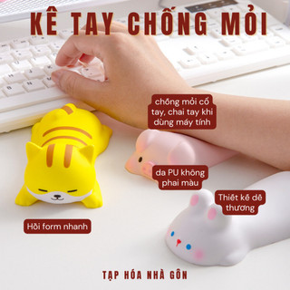 Đệm kê tay mềm mại chống trượt hỗ trợ sử dụng chuột bàn phím máy tính chống trượt thiết kế hoạt hình