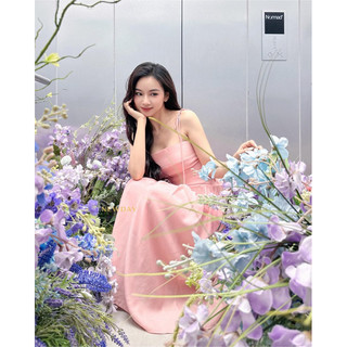 Đầm 2 dây phối xếp ly Muse_New Day