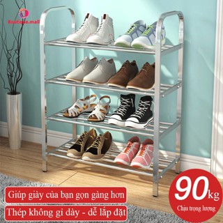  Kệ Để Giày Dép BOUTIQUE,Kệ Đựng Giày 100% INOX Tiết Kiệm Không Gian Có Thể Gấp Gọn Khi Không Sử Dụng 