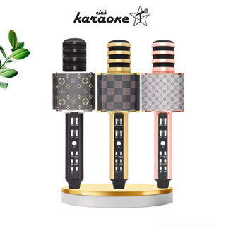 Mic Hát Karaoke Club SD18 Cao Cấp Kèm Loa Bluetooth Âm Thanh To Hay Có Dây Sạc Micro