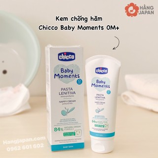 Kem hăm 3 tác động Chicco Nappy Cream 100ml mẫu mới - Hàng chính hãng