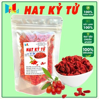 Hạt Kỷ Tử Sấy Khô Gói - Kỷ Tử Hữu Cơ ( Hạt To, Đỏ, Đẹp, Khô)