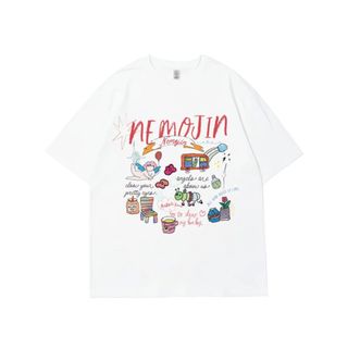 Áo thun nữ SLAYTIFY in hình vải cotton thoáng mát co dãn 2c form rộng phong cách Hàn Quốc mặc mùa hè