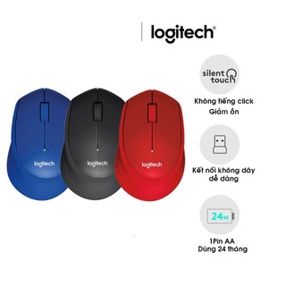 Chuột Không Dây Logitech M331 Silent Plus - hàng chính hãng