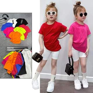 Áo Thun Bé Gái Bé Trai Kiểu Dáng Basic Chất Lượng Cao áo bé gái
