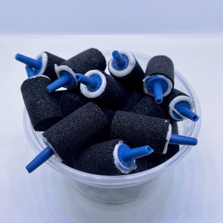 Cục sủi oxy hình trụ đen siêu mịn cho bể cá cảnh