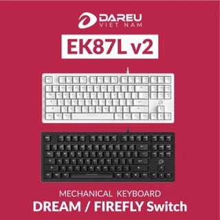 Bàn phím cơ gaming dareu ek87l v2 / ek87 v2 pbt
