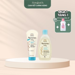 Dầu gội và sữa tắm cho bé Aveeno Baby Daily Moisture