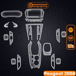 Dán PPF trong suốt bảo vệ nội thất xe Peugeot 2008 2021-2023 T-Home&More