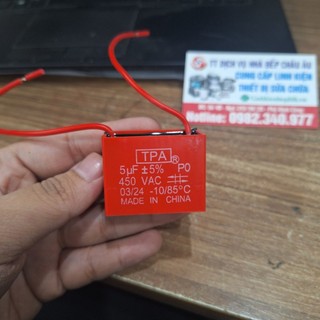 Tụ quạt 5mf loại tốt quạt nước