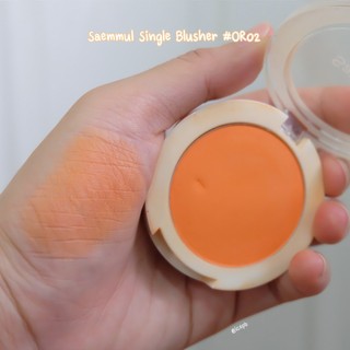 Phấn má hồng Saemmul Single Blusher OR02