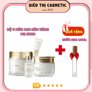 Trọn bộ 4 món kem face sâm vàng mq skin chính hãng nám, tàn nhan + tặng nước hoa
