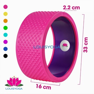 Vòng tập yoga,vòng tập gym gai cao cấp nhiều màu 16*33 cm - Vòng tập yoga thể thao thể hình cao cấp,thư giãn, mở vai
