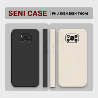 Ốp lưng Xiaomi Poco X3 NFC / Poco X3 Pro / Poco X3 viền vuông tpu bảo vệ camera, ốp nhám trơn chống bám vân tay