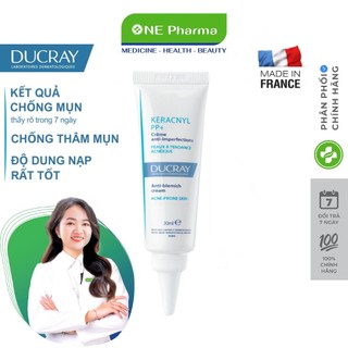 Kem làm giảm mụn, cân bằng dầu và mờ vết thâm Ducray Keracnyl PP+ 30ml
