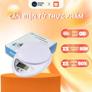 Cân Tiểu Ly Điện Tử Thực Phẩm Cho Nhà Bếp Electronic Kitchen Kèm Pin
