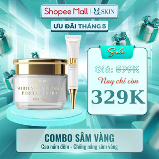 ( MQ SKIN VIỆT NAM ) Combo Cao Ná.m, Kem Chống Nắng Sâm Vàng - MQ Skin