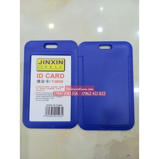 {SALE} 10 CHIẾC THẺ NHỰA DỌC CỨNG 1 MẶT TRONG CÓ NẮP TRƯỢT - THẺ TRƯỢT LOẠI DÀY ĐẸP