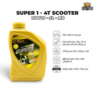 Dầu Nhớt Xe Ga BCP Thái Lan Nhập Khẩu Cho Xe Vision, Airblade, Lead, Grande - Nhớt 10W40 Chai 800ml