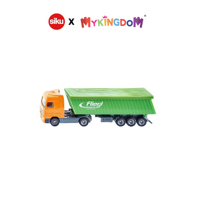 Đồ Chơi SIKU Mô Hình Xe tải kéo thùng hàng có bạt phủ SUPER1:87 1796