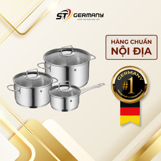 Hcm bộ nồi wmf astoria 3 món nội địa đức bộ nội inox đáy từ cao cấp germanysnt 70102