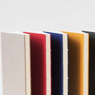 Sổ tay giấy trơn naked color - kiss notebook & gift - bồi bìa cứng, lộ gáy, 10,5 x 18,5 cm