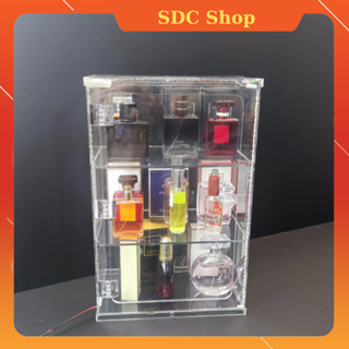 Tủ đựng nước hoa (40x26x15) - kệ đựng nước hoa sang trọng - Tủ trưng bày mica