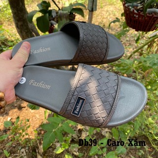 Dép Nam Quai Ngang Đế Cao Su Đẹp Mang Êm Chân DB38