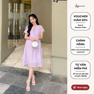 Đầm Bầu Thiết Kế LYMMOM Váy Suông Công Sở Dự Tiệc Sang Chảnh Chất Liệu Tơ Hàn Siêu Nhẹ Cao Cấp VB033