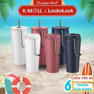 Ly giữ nhiệt LocknLock Bucket Tumbler 540ml LHC4268 LHC4269 , thép không gỉ , có quai xách - K-MALL