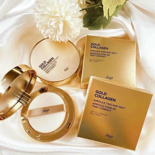Phấn Phủ The face shop Gold Collagen Ampoule