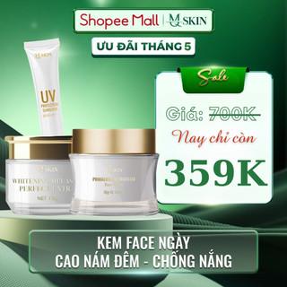 Combo Cao Ná.m, Kem Face, Kem Ch.ống Nắng Sâm Vàng MQ Skin